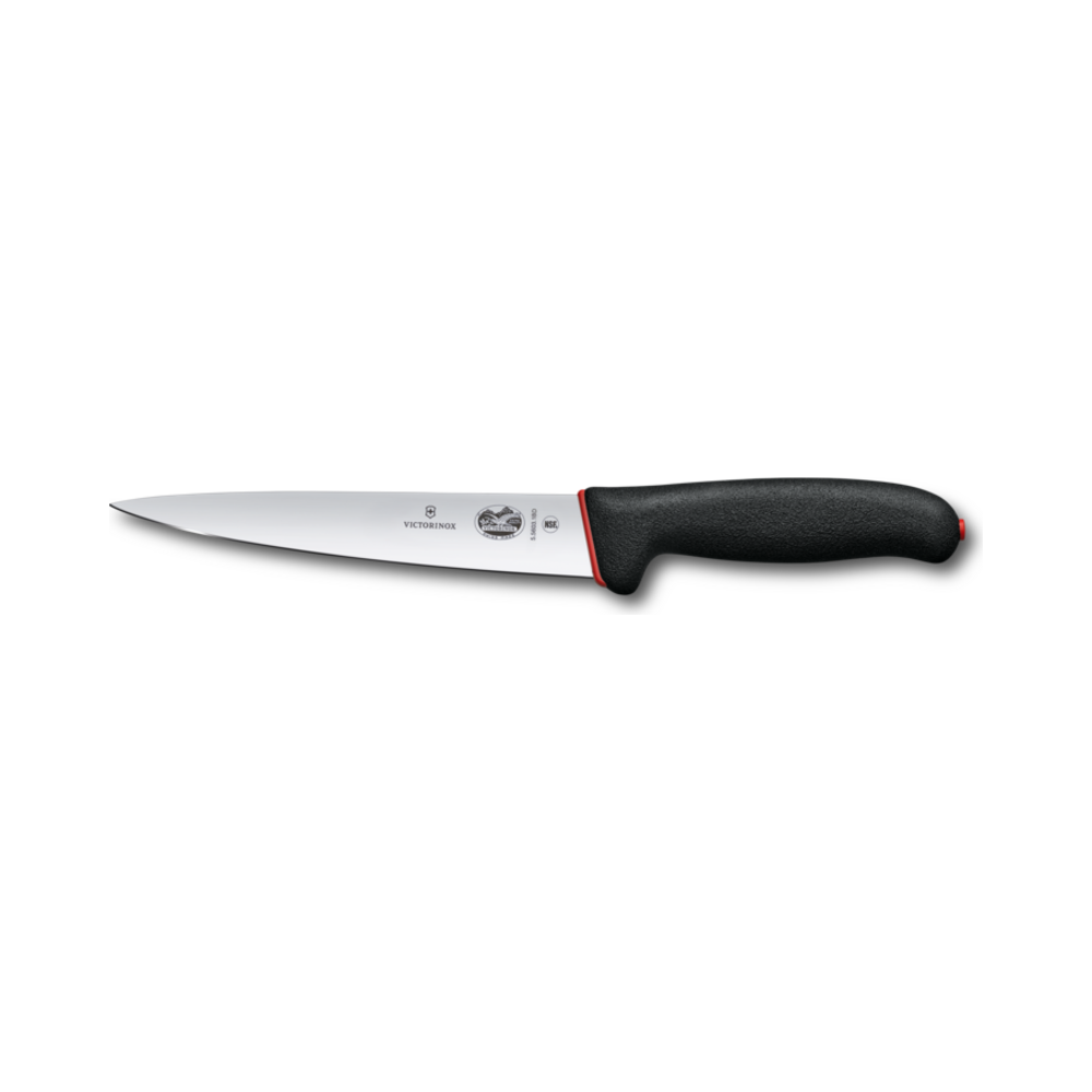 Dual Grip, sticking knife, 18cm, black/red