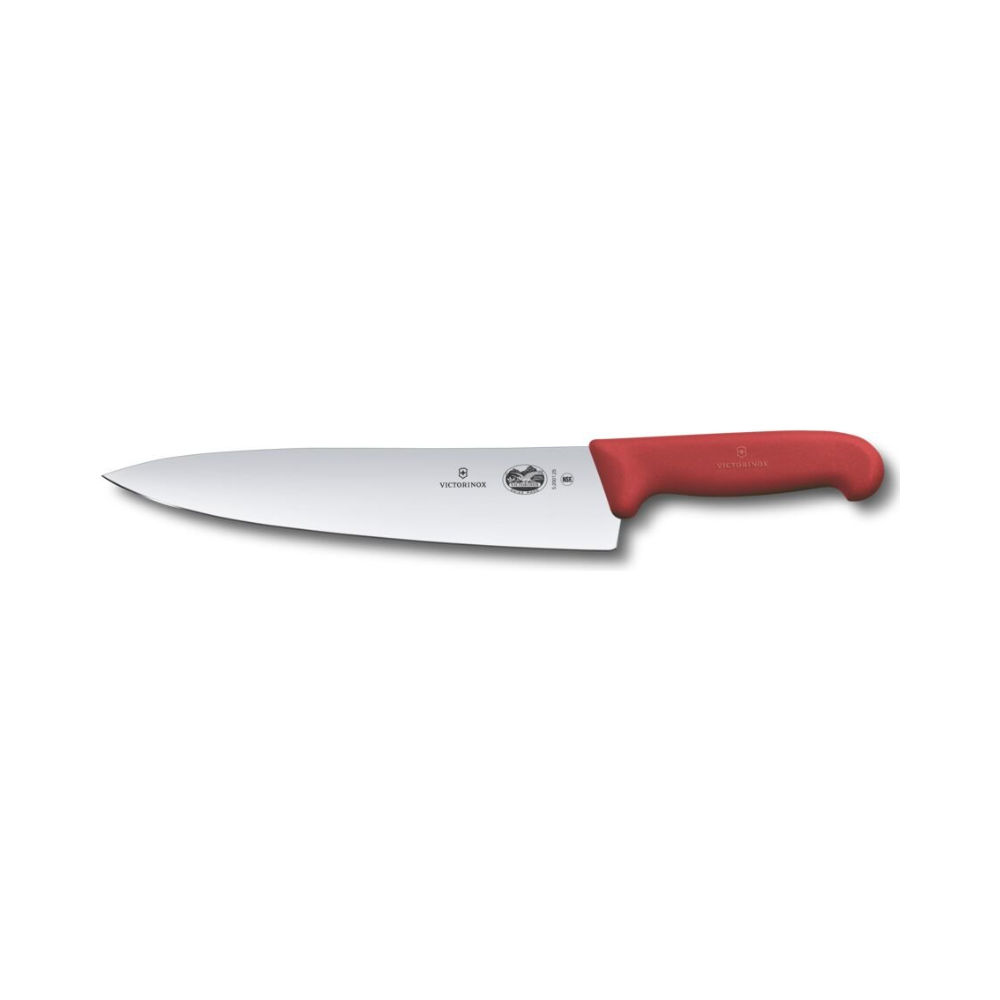 Chef's knife, Fibrox, 25cm, Straight, Red