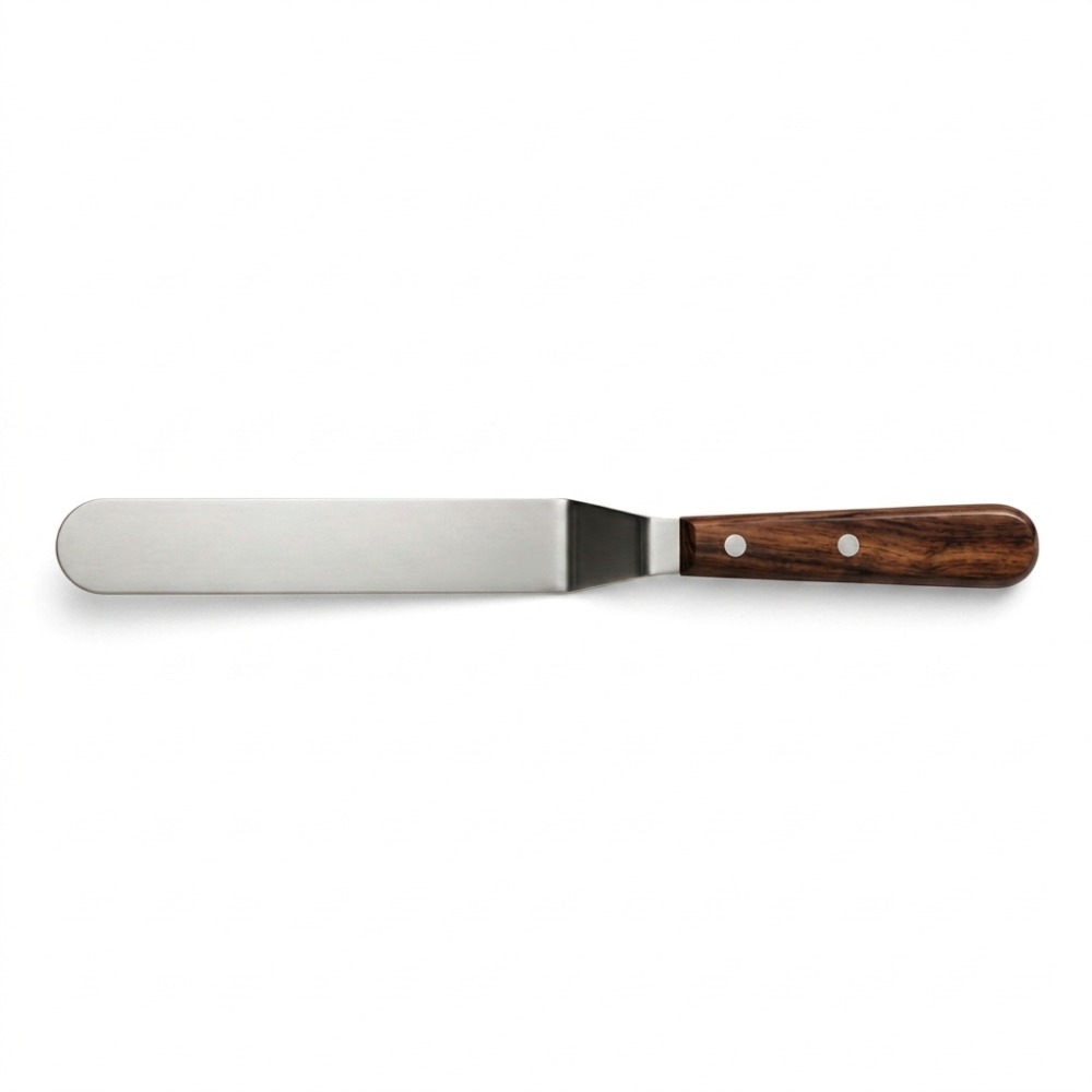 [VIC-5.2700.20] Spatula, Wood, 20cm, Shaped offset, Modified maple