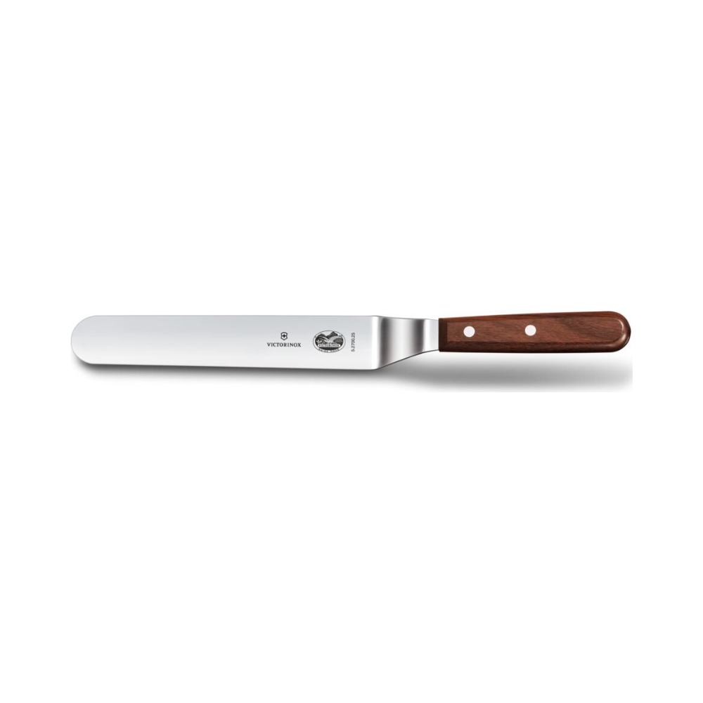 [VIC-5.2700.25] Spatula, Wood, 25cm, Shaped offset, Modified maple