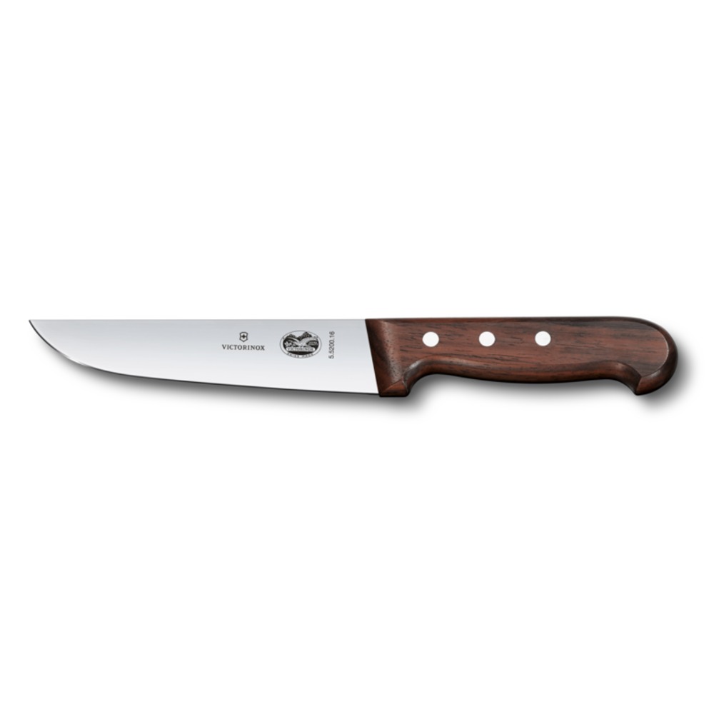Wood, butcher knife, 31cm, straight, modified maple