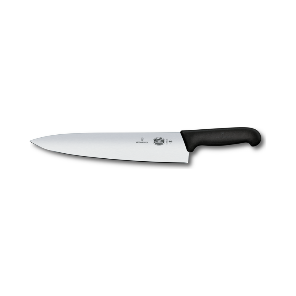 Chef's knife, Fibrox, 28cm, Straight, Black